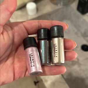 MAC Cosmetics pigment Shimmering Eyeshadow Trio - Pink, bronze, gold